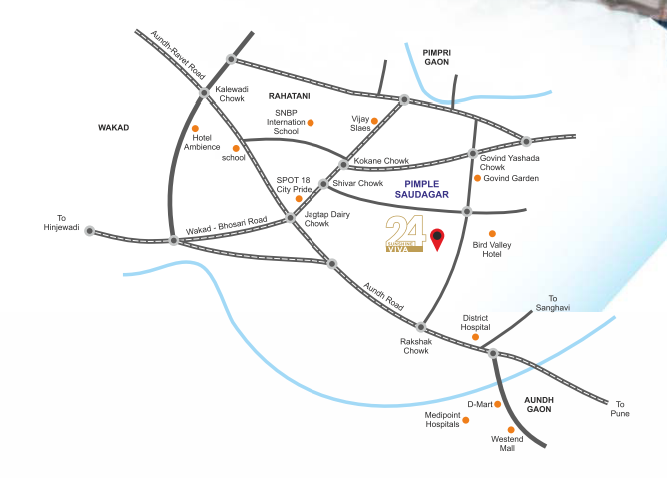 24 Sunshine VIVA Location Map